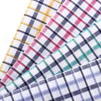 New style plaid textile woven fabric wholesale custom 100 cotton fabric for shirt